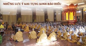 Những lưu ý khi tụng kinh báo hiếu