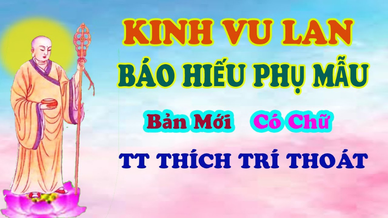 kinh báo hiếu có chữ