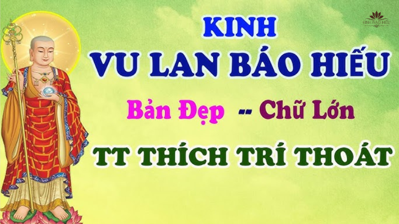 kinh vu lan báo hiếu phụ mẫu