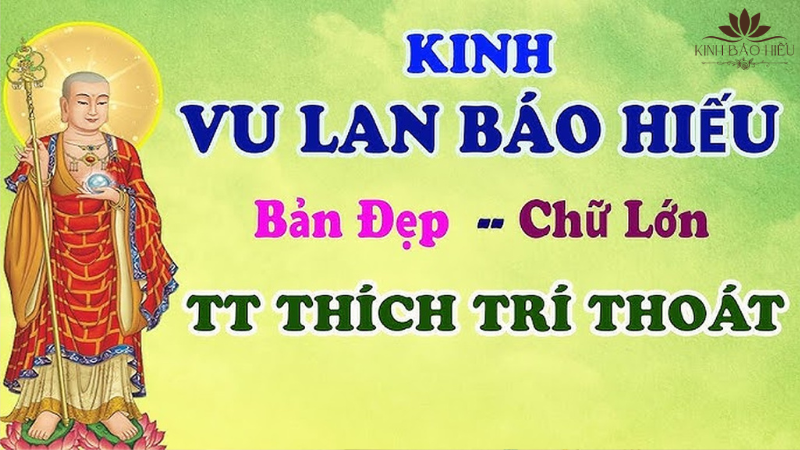 kinh vu lan báo hiếu có chữ