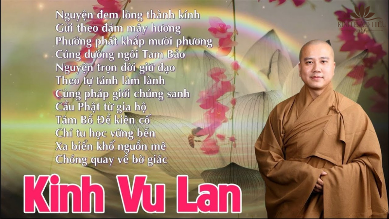 kinh vu lan báo hiếu có chữ